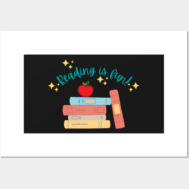 Reading is fun! Wall Art by WhatCanISay